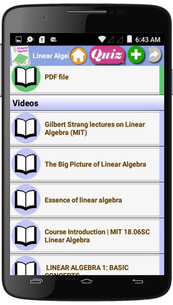 Linear Algebra Courses screenshot